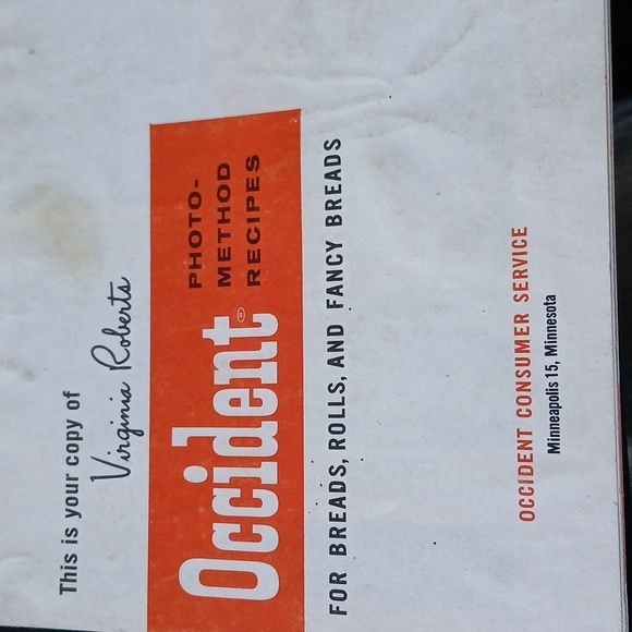 Vintage Pamphlet Bread Recipes Occident Photo-Method Cooking with Photos - Picture 3 of 9